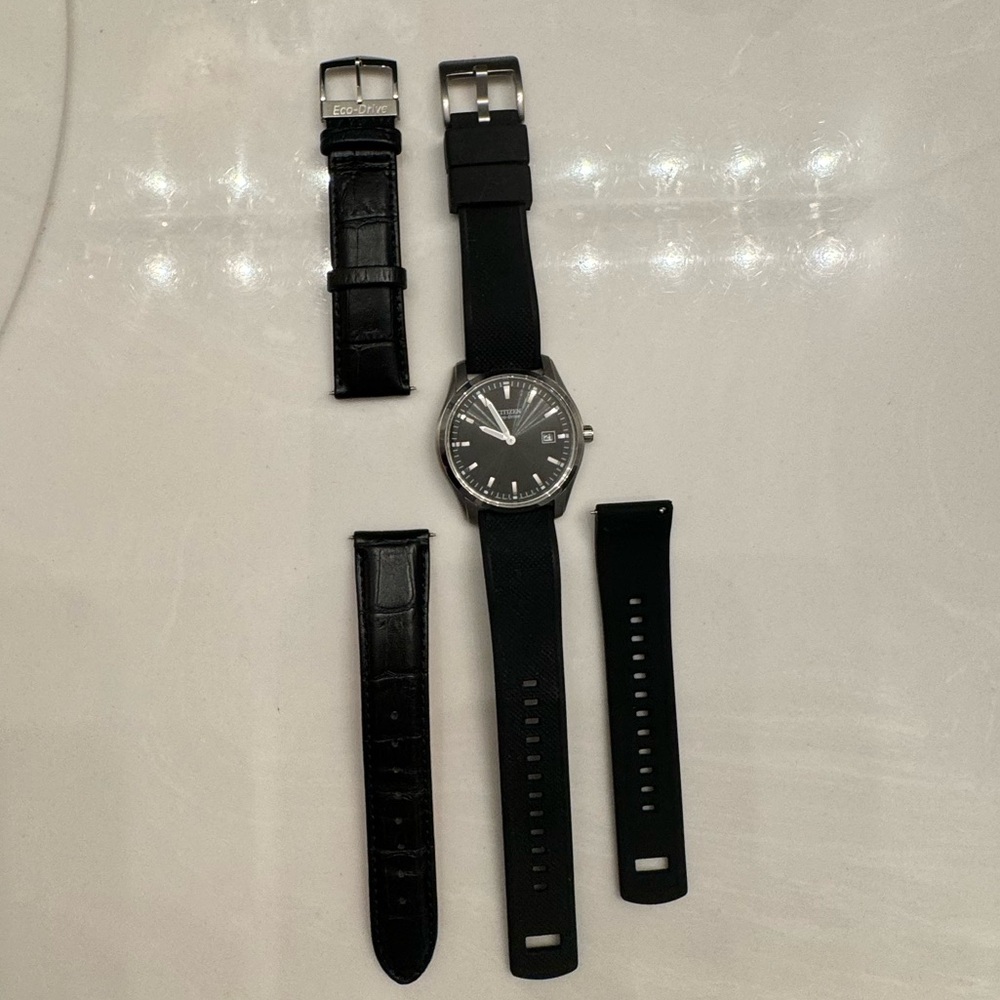 Citizen Eco-Drive Watch and 20mm watch bands